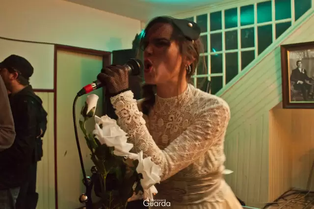 Aquilo Teatro - Espectáculo da banda Marriage à Trois (foto de 2012)