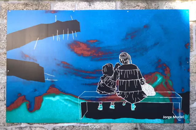 Via Pictorica - Obra de Jorge Muriel (Salamanca, Espanha) - (foto de 2021)