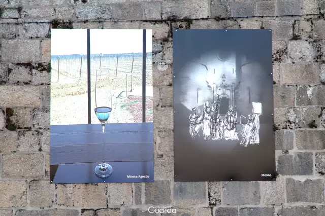 Via Pictorica - Obras de Mónica Aguado (Valladolid, Espanha) e Menne (Portugal) - (foto de 2021)